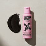 Crazy Color Black 100 ml - texture