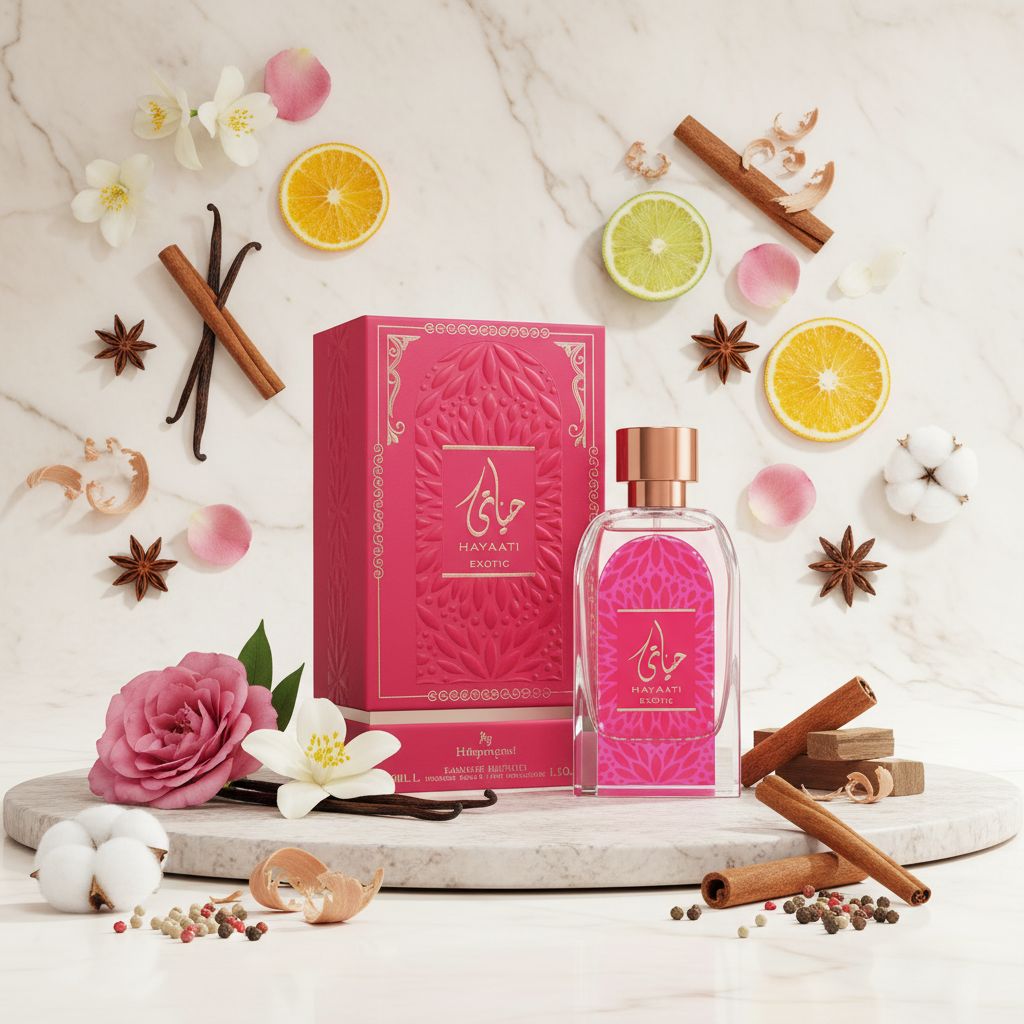Hayaati Exotic Eau de Parfum - 100ml BY ARD AL ZAAFARAN - ingredients