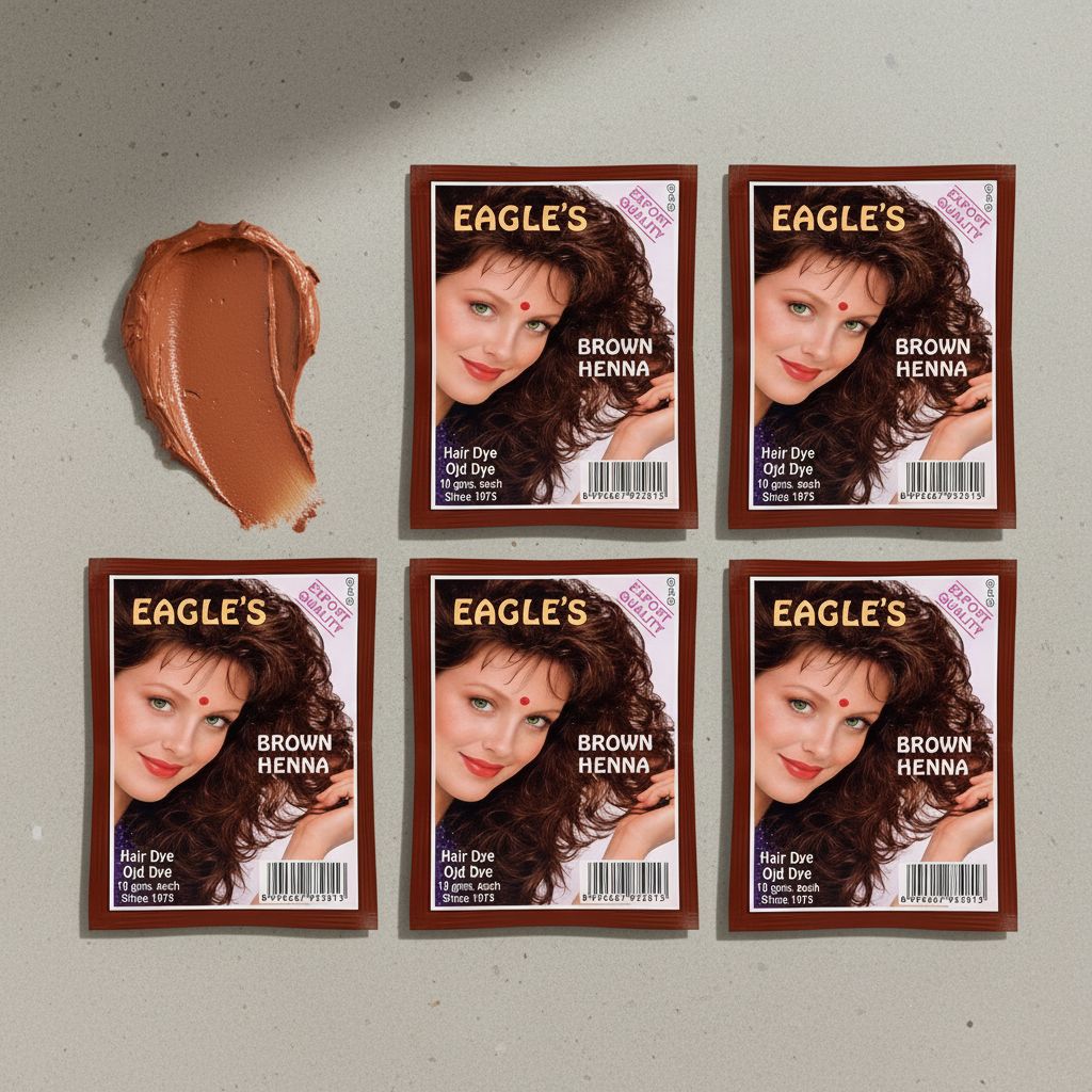 Eagle’s Brown Henna – 6 Sachets - texture