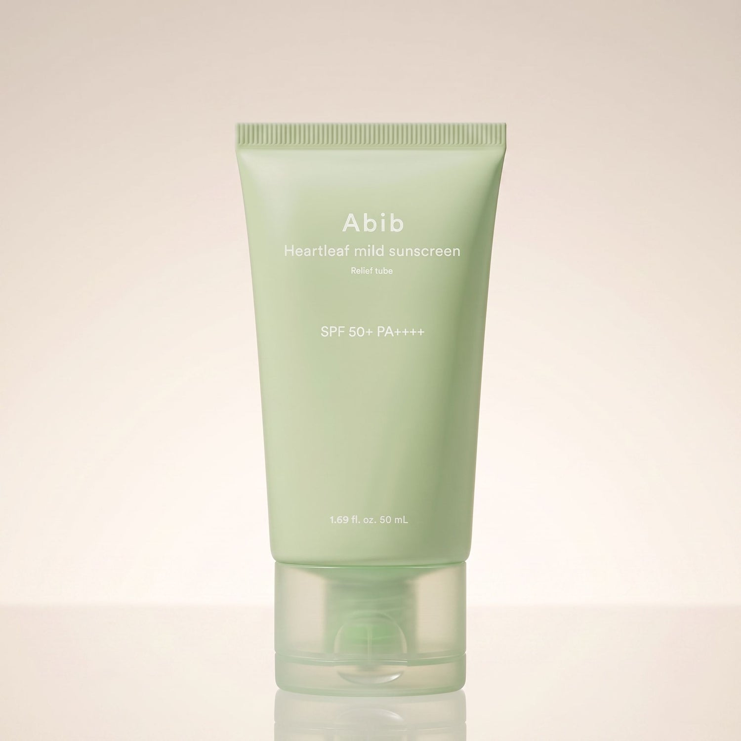 [Abib] HEARTLEAF MILD SUNSCREEN RELIEF TUBE 50ml — Protection solaire apaisante quotidienne - hero