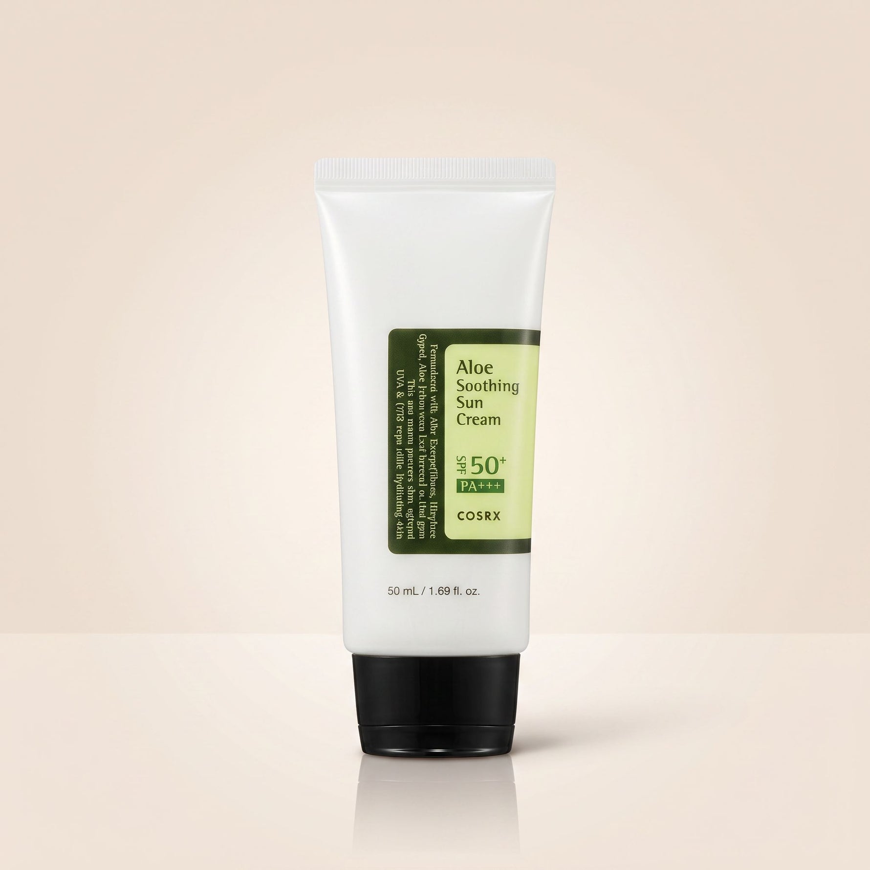 COSRX Aloe Soothing Sun Cream SPF50+ – Crème Solaire Apaisante à l’Aloe Vera 50 ml - hero