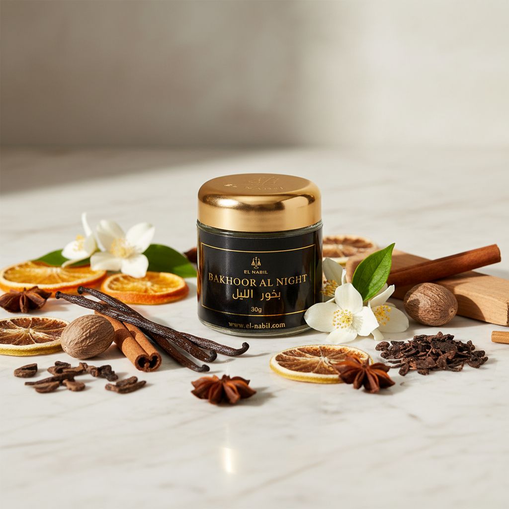 EL NABIL Bakhoor Al NIGHT 40GM - ingredients