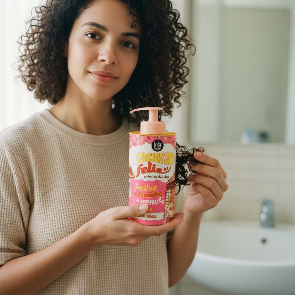 Lola Kids – Cachinho Feliz Sorbet de Chocolate Crème Boucles Enfant 450g - lifestyle