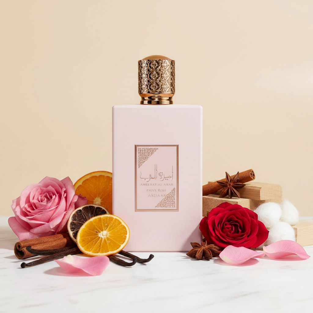 LATTAFA Ameerat Al Arab Prive Rose Eau de Parfum -100ml - ingredients