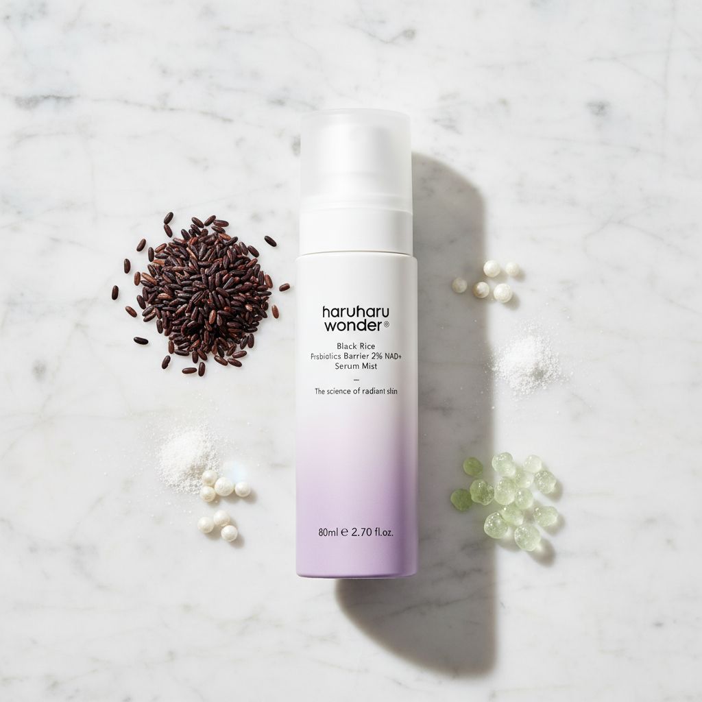 [Haruharu Wonder] Black Rice Probiotics Barrier NAD+ Serum Mist 80ml — Hydratation barrière probiotique intensive - ingredients