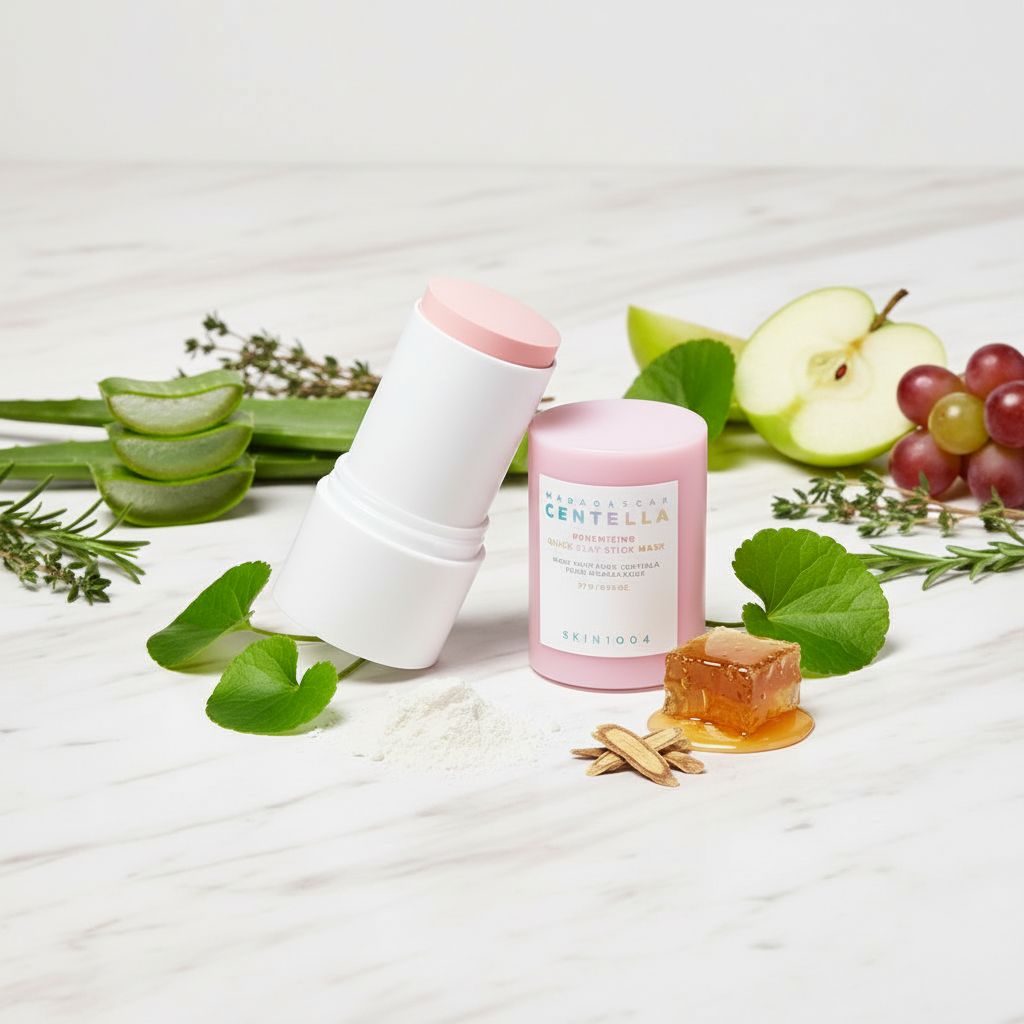 SKIN1004 Madagascar Centella Poremizing Quick Clay Stick Mask – Masque Purifiant en Stick 27 g - ingredients