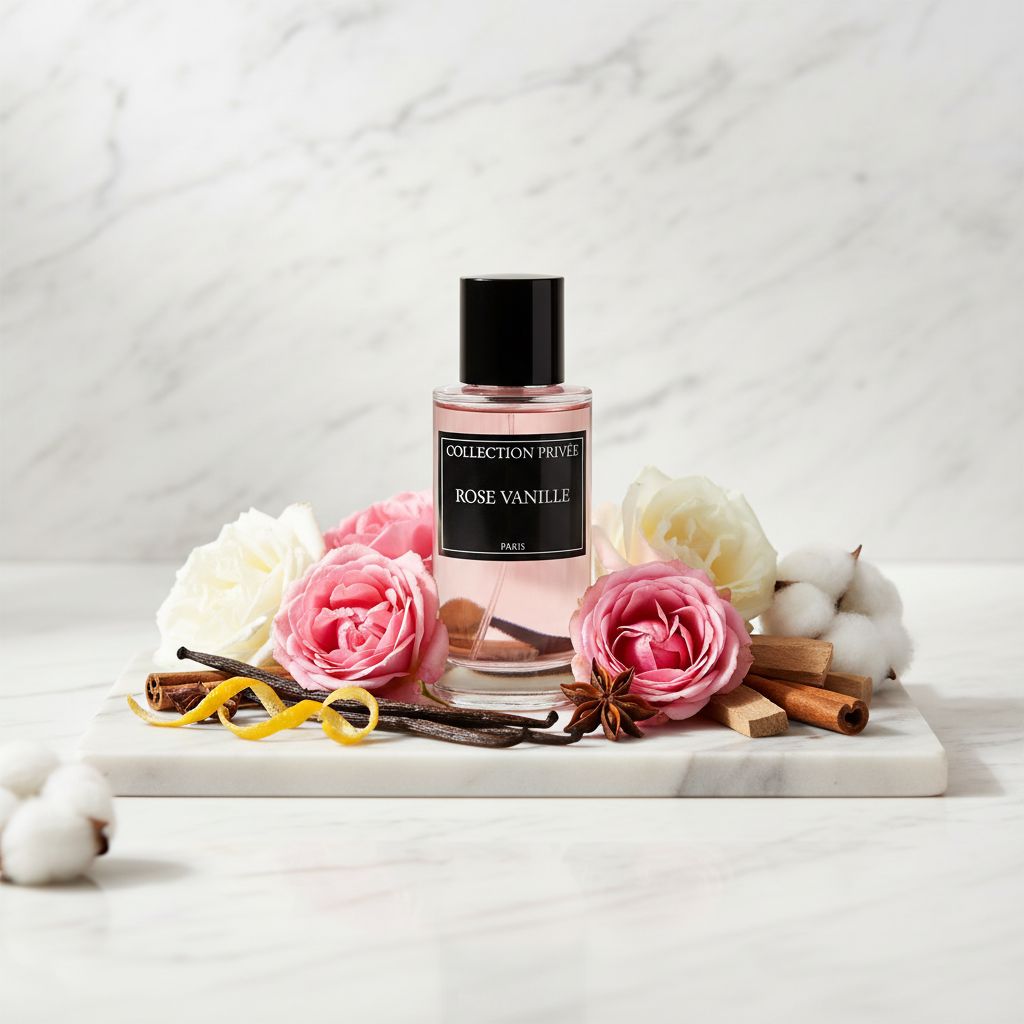 Collection Privée Paris 5 ROSE VANILLE Eau de Parfum  - 50ml - ingredients