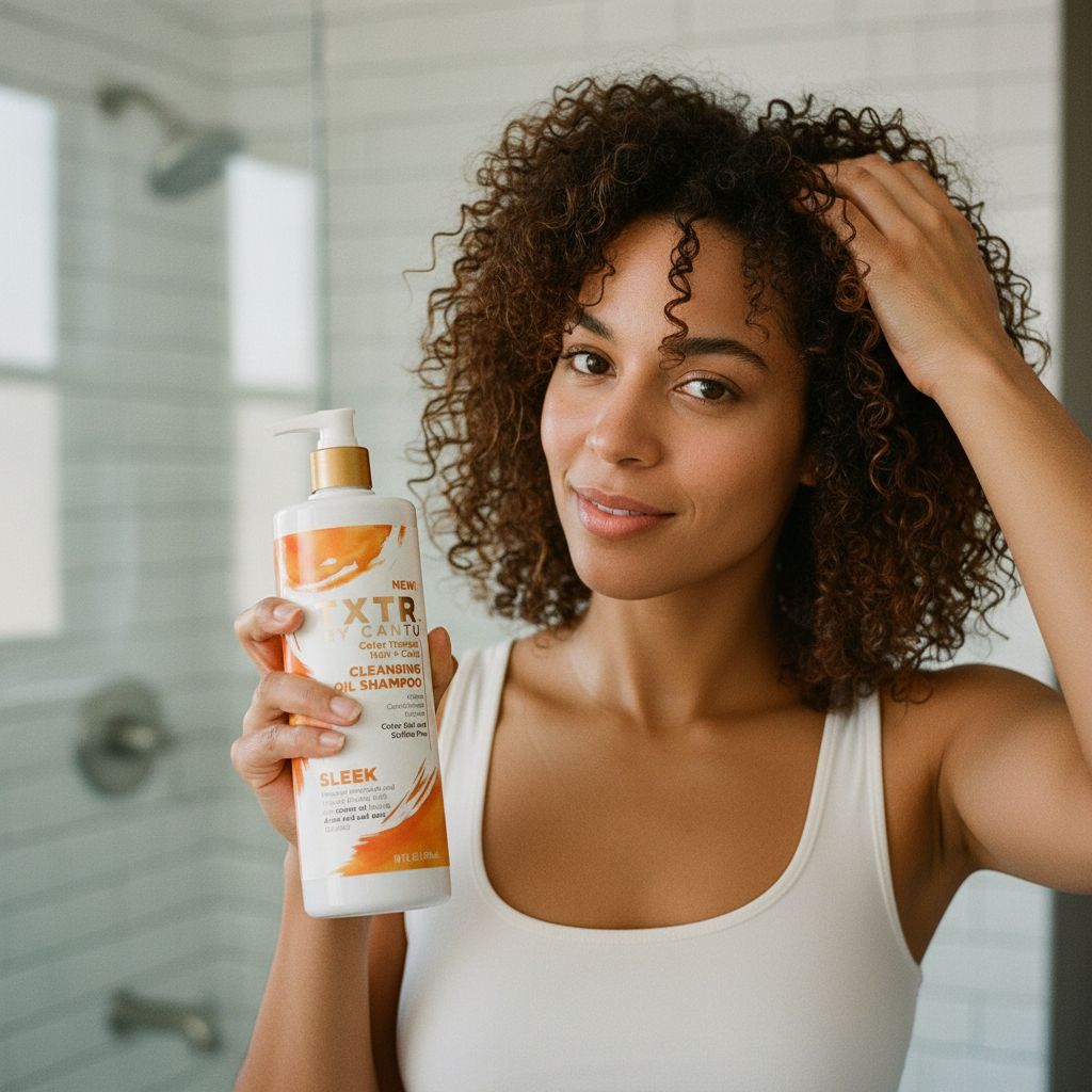 Cantu TXTR Cleansing Oil Shampoo 473ml - lifestyle
