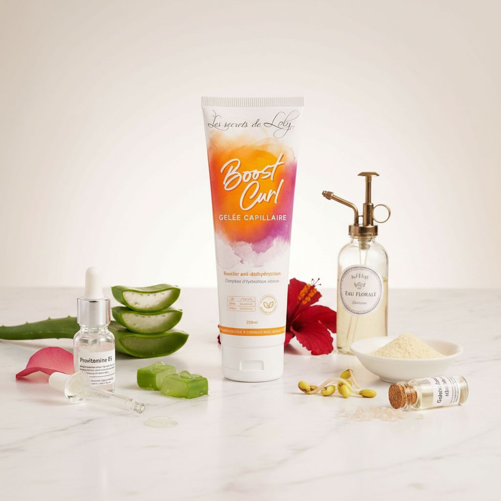 Les Secrets de Loly – Boost Curl Activateur & Révélateur de Boucles 250ml - ingredients