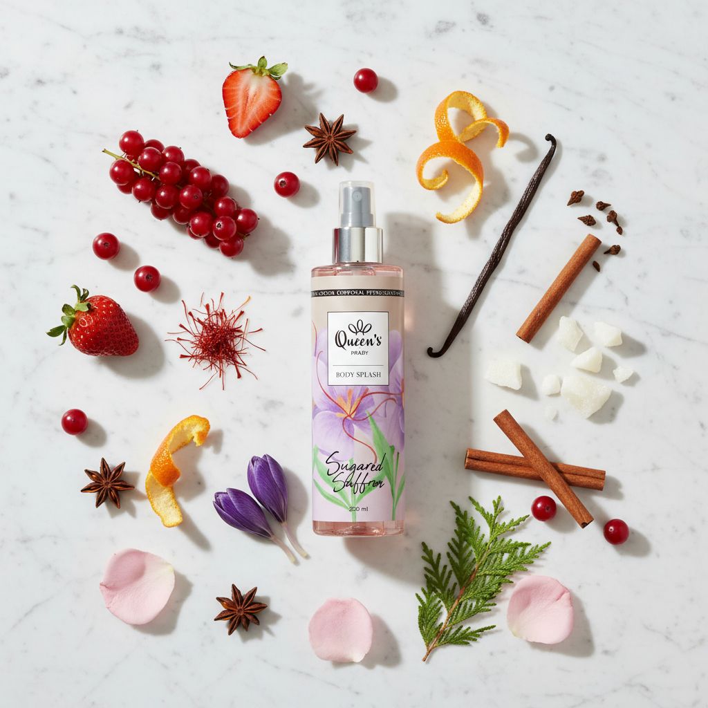 QUEEN'S BY PRADY Sugared Saffron 250ml - ingredients