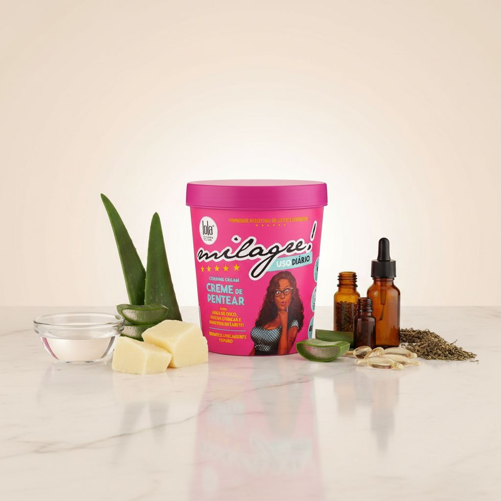 Lola Cosmetics – Milagre Crème de Pentear Hydratante 450g - ingredients