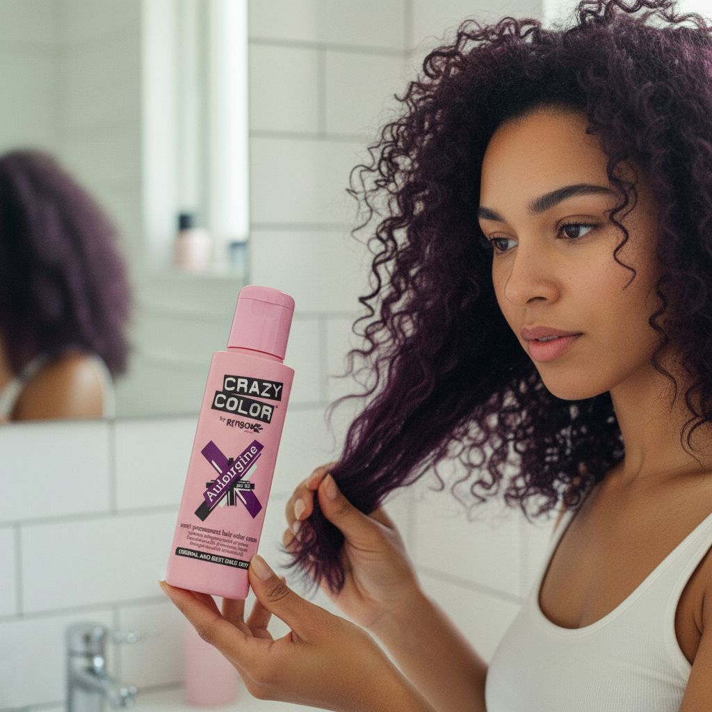 Crazy Color Aubergine 100 ml - lifestyle