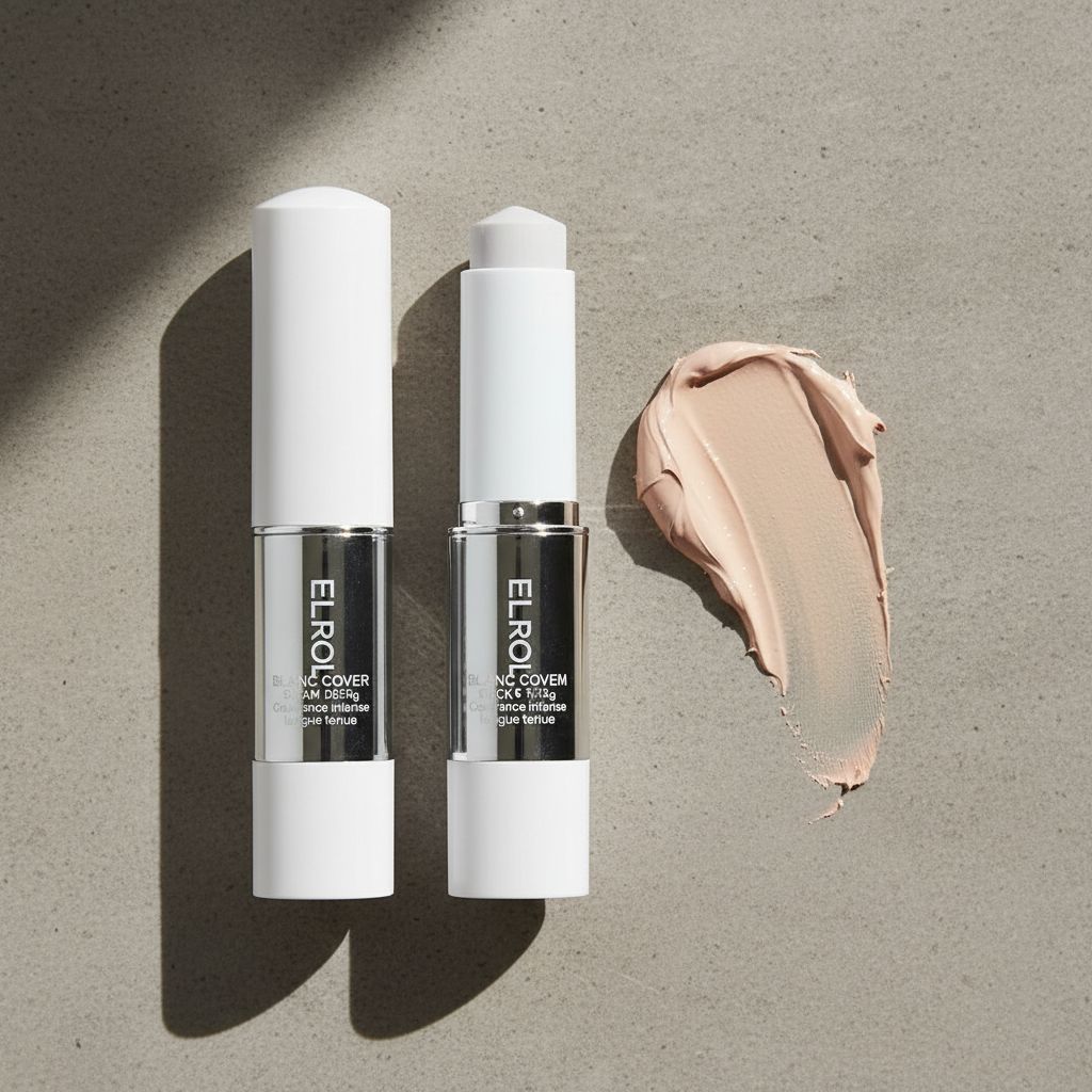 ELROEL BLANC COVER CREAM STICK DEEP 13G — Couvrance intense longue tenue - texture