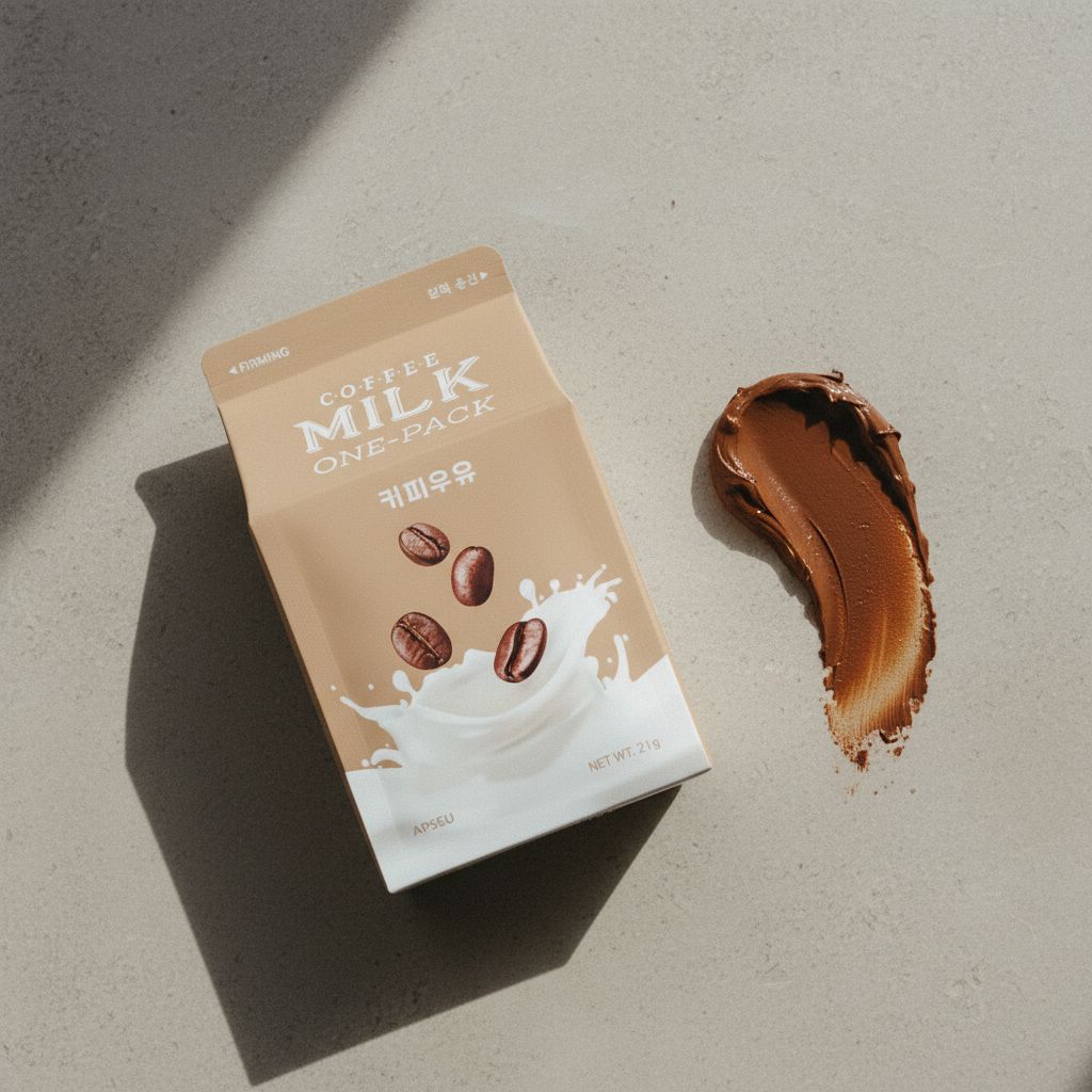 Coffee Milk Face Mask – Masque Visage Éclat au Café & Lait - texture