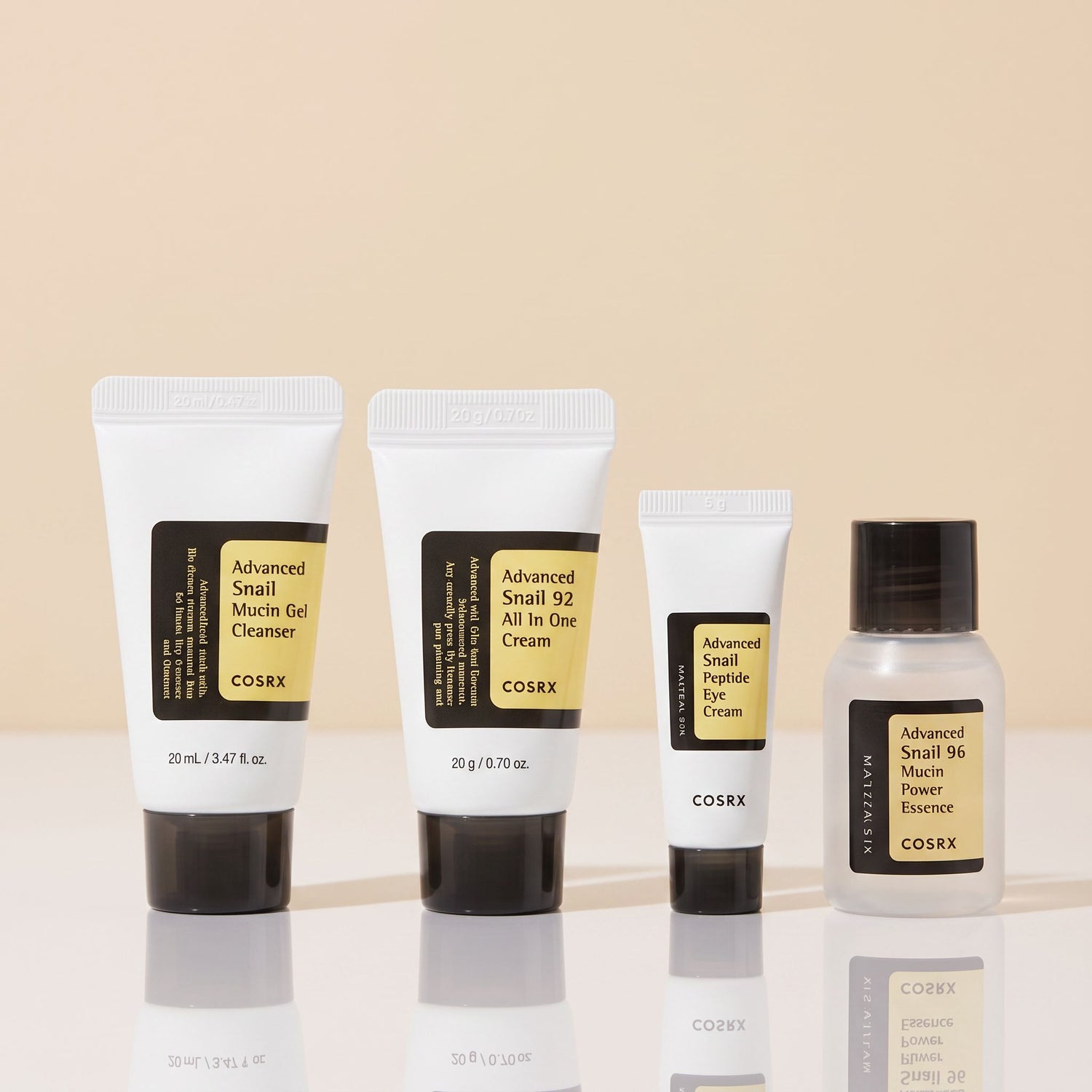COSRX - All About Snail Facial Care Kit 4-step — Soin visage complet à la bave d'escargot - hero