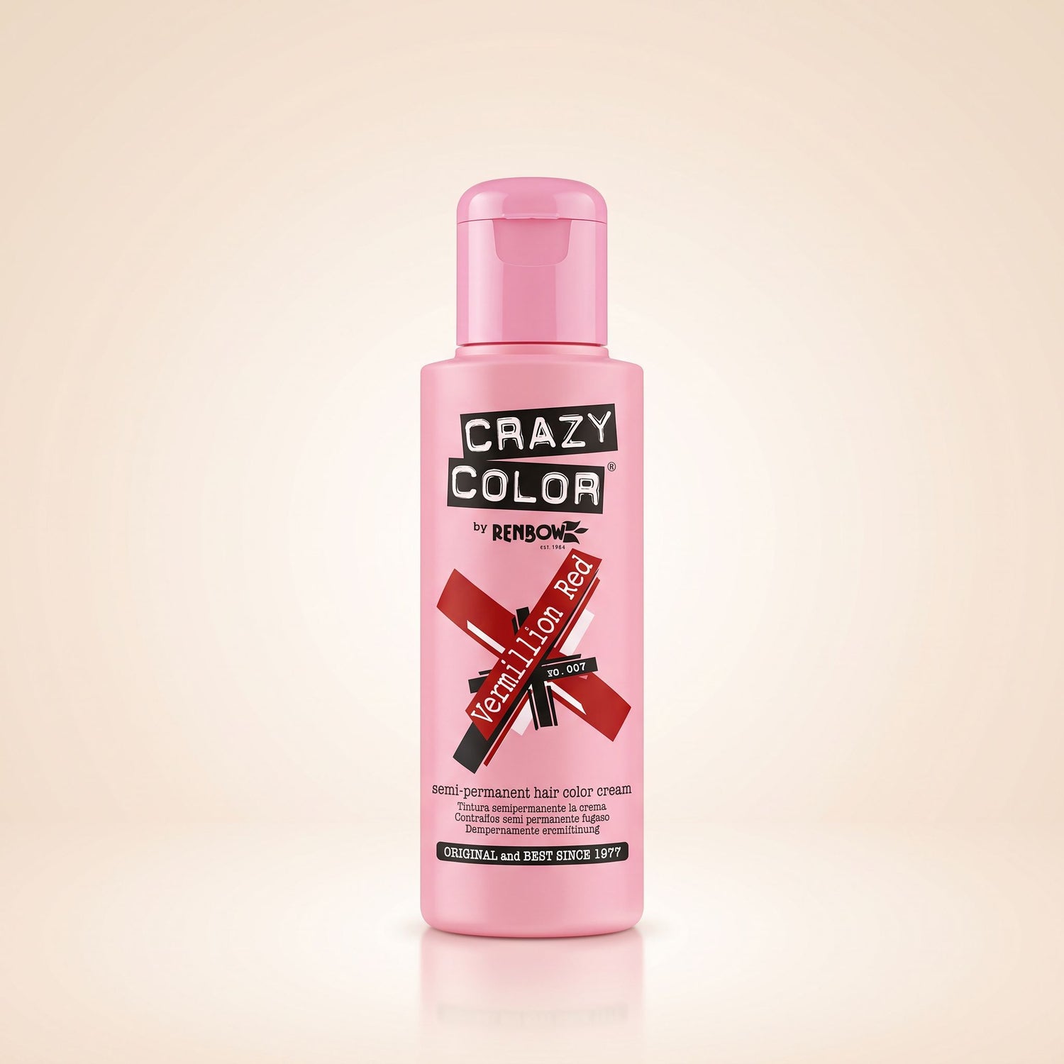 Crazy Color Vermillion Red 100 ml - hero