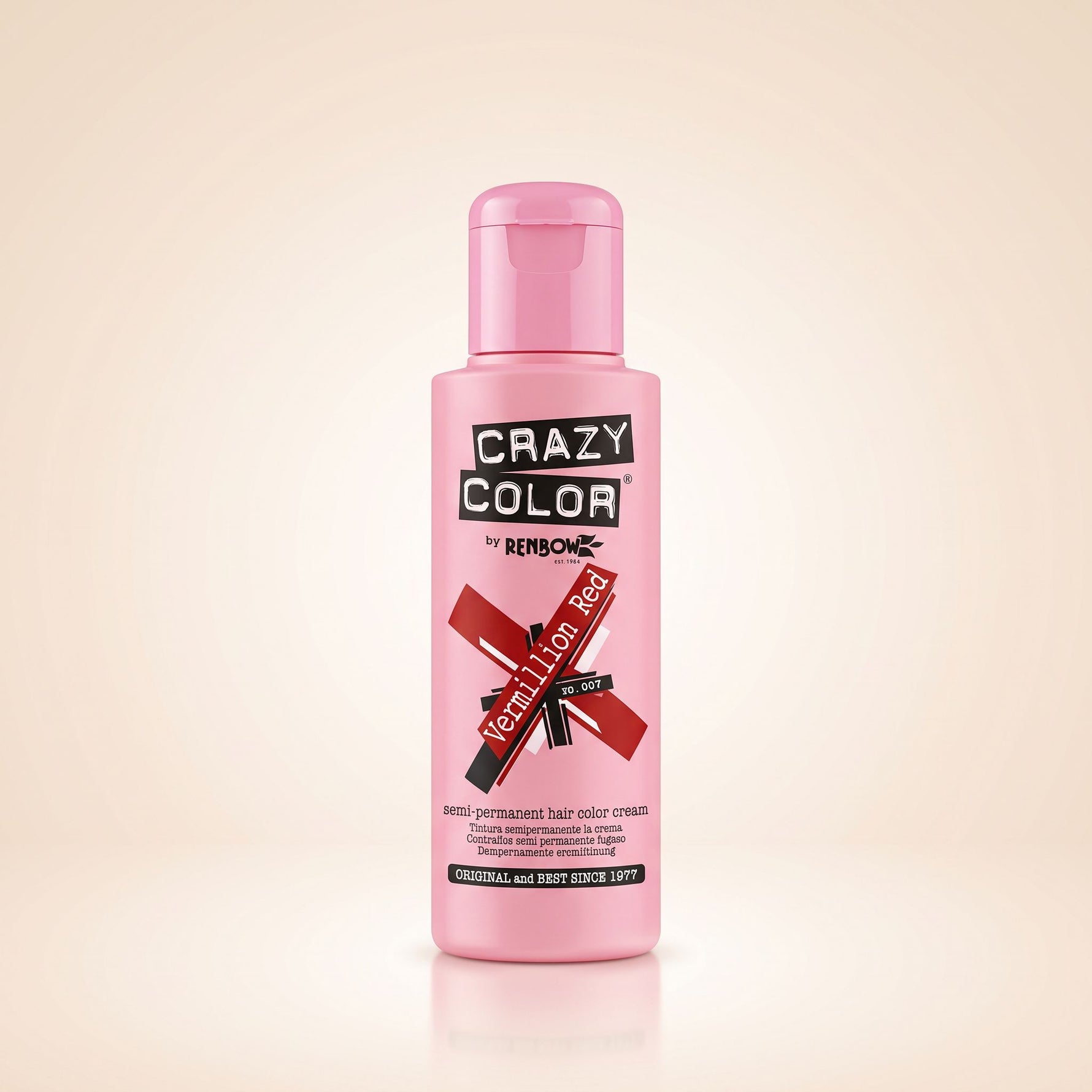 Crazy Color Vermillion Red 100 ml - hero