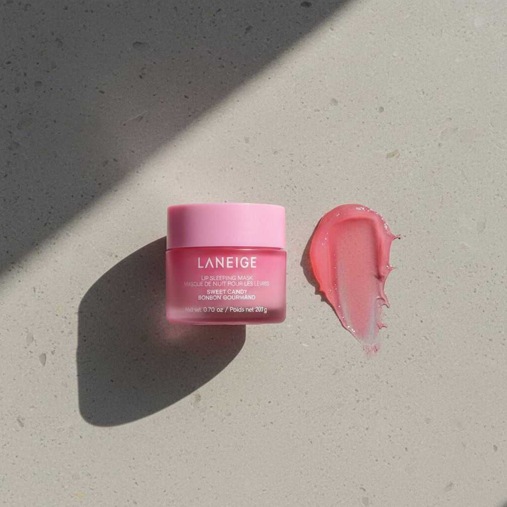 Laneige - Lip Sleeping Mask (Sweet Candy) 20g — Soin lèvres réparateur intensif nuit - texture