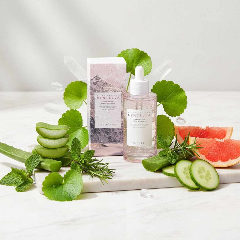 SKIN1004 Madagascar Centella Poremizing Fresh Ampoule – Ampoule Purifiante Pores 100 ml - ingredients