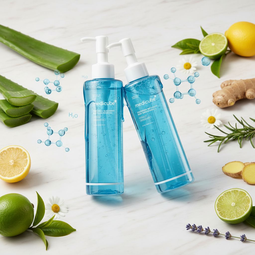 Medicube Zero Pore Blackhead Deep Cleansing Oil – Huile Démaquillante Purifiante 205 ml - ingredients