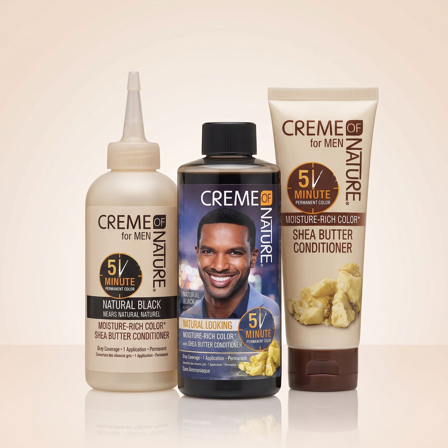 Creme of Nature Coloration Liquide Men Natural Black 1 - hero