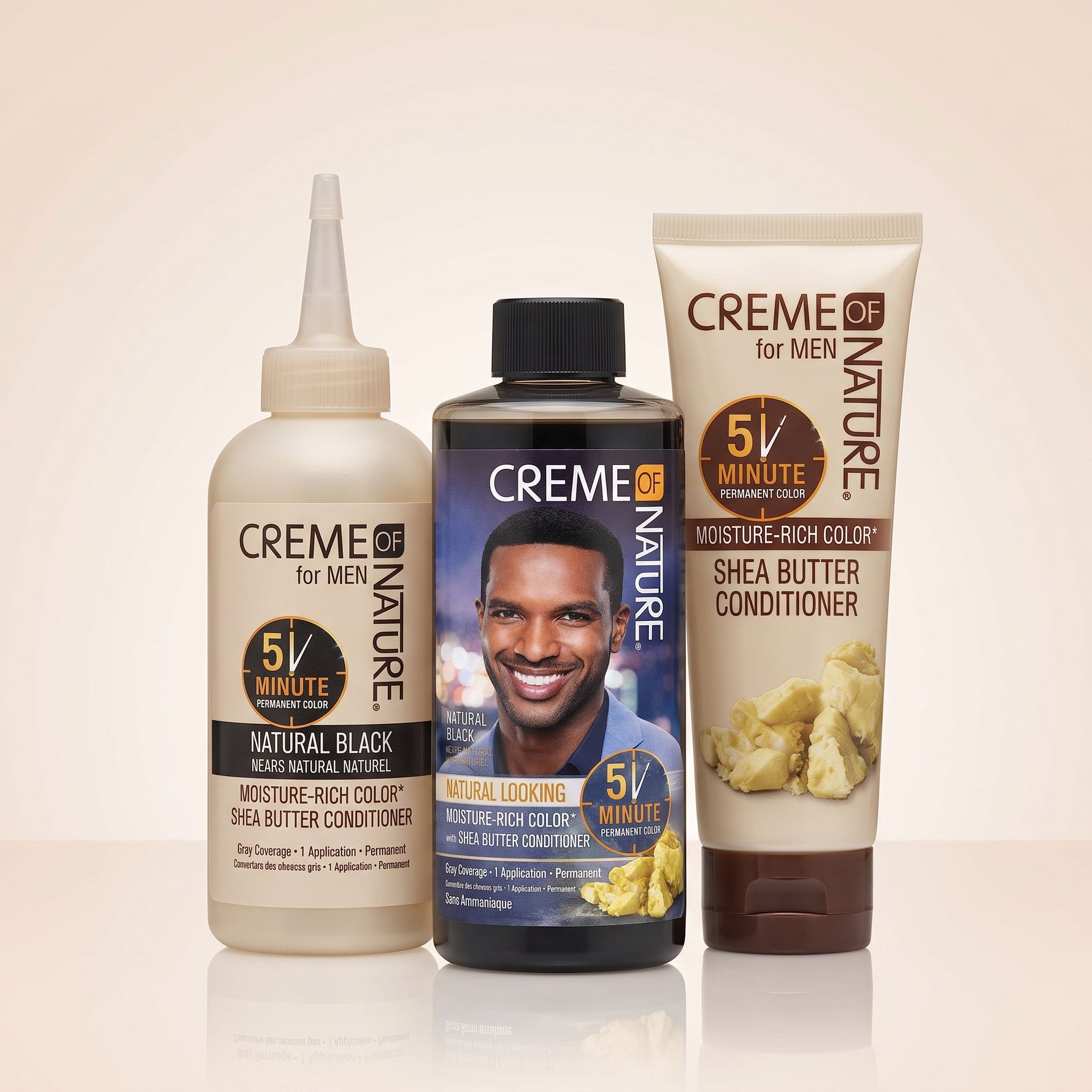 Creme of Nature Coloration Liquide Men Natural Black 1 - hero