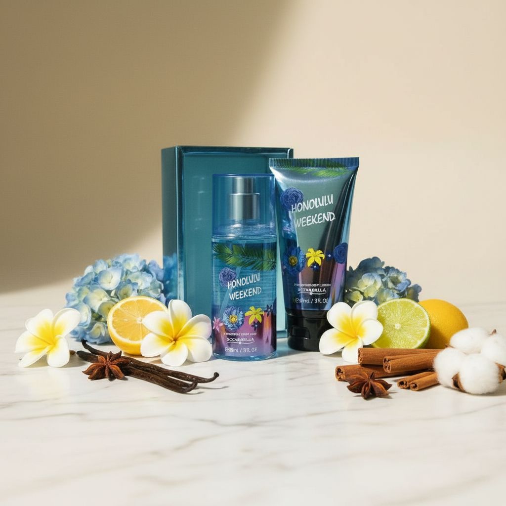 SCENABELLA Honolulu Weekend Coffret 88ml - ingredients