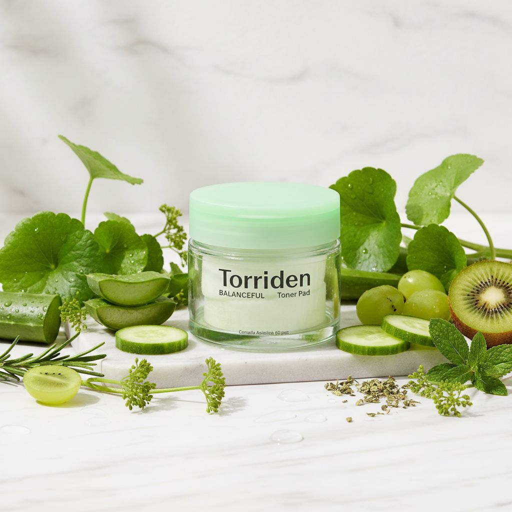 Torriden Centella Balancing Toner Pads – Disques Apaisants 60 pcs - ingredients