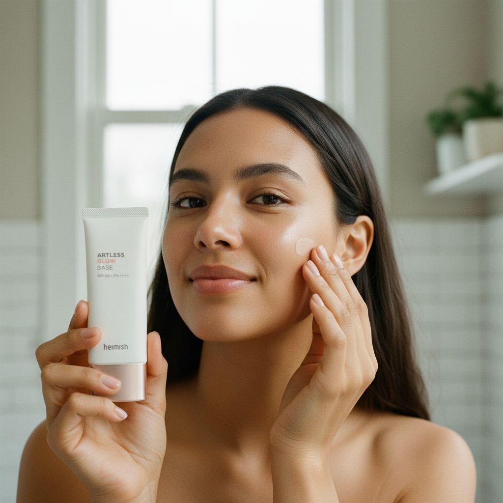 Heimish - Artless Glow Base SPF 50+ PA+++ — Base lumineuse protectrice teintée - lifestyle