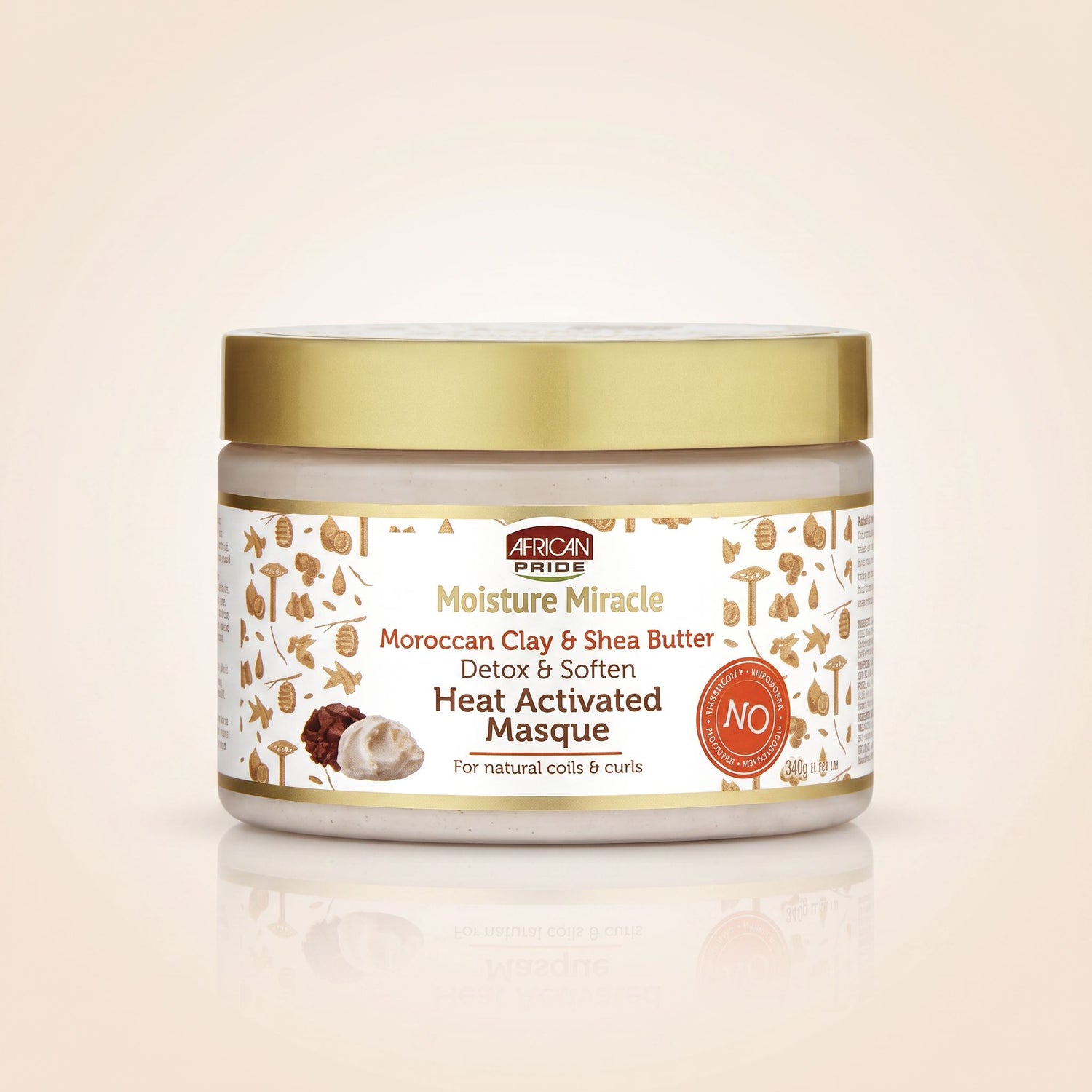 African Pride Moisture Miracle – Masque Capillaire (Heat Activated Masque) 340g - hero