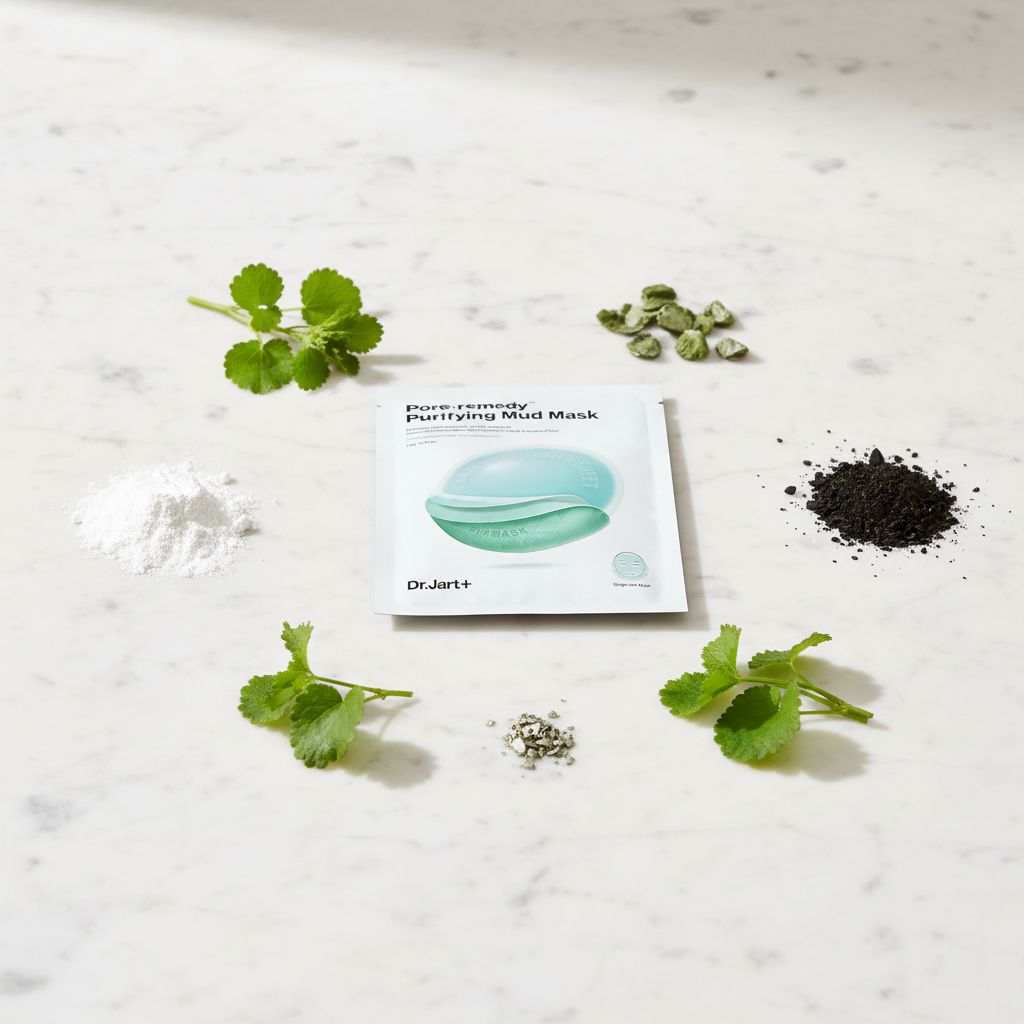 Dr.Jart+ – Dermask Pore Remedy Purifying Mud Mask Pack — Purifie et affine les pores - ingredients