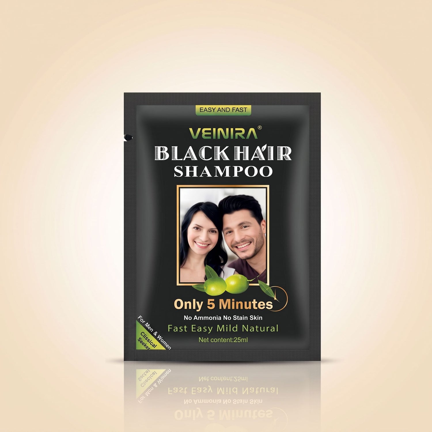 VEINIRA BLACK HAIR Shampoo (Sachet) - hero