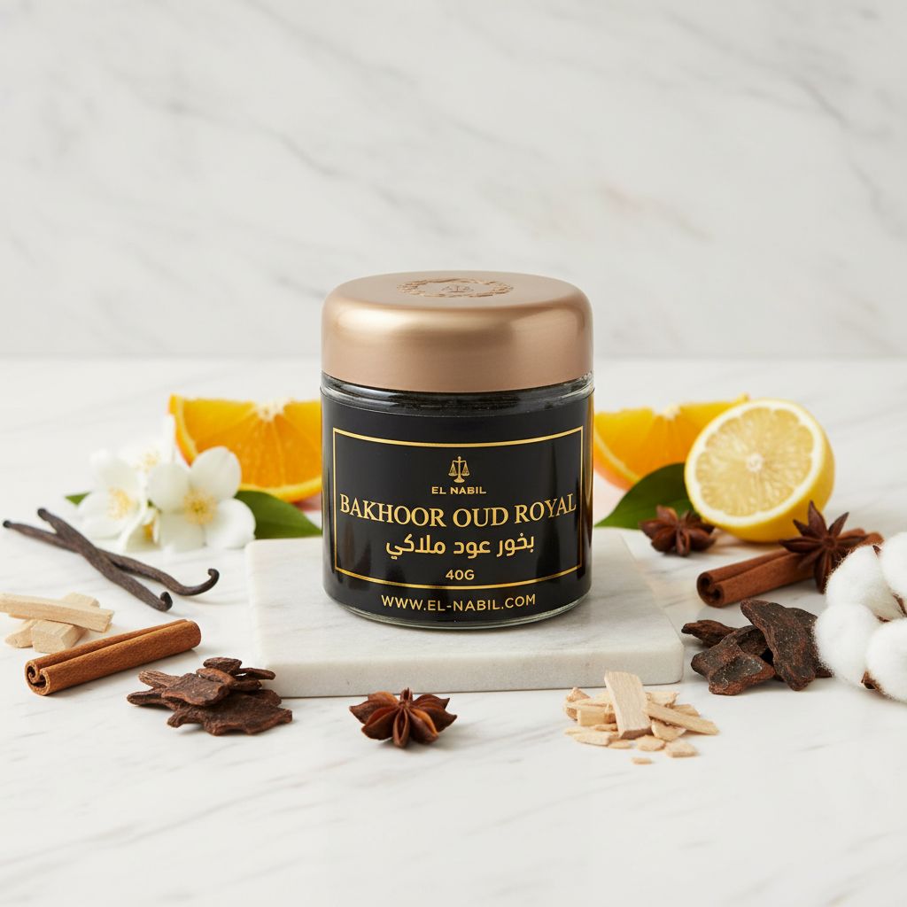 EL NABIL Bakhoor OUD ROYAL 40G - ingredients