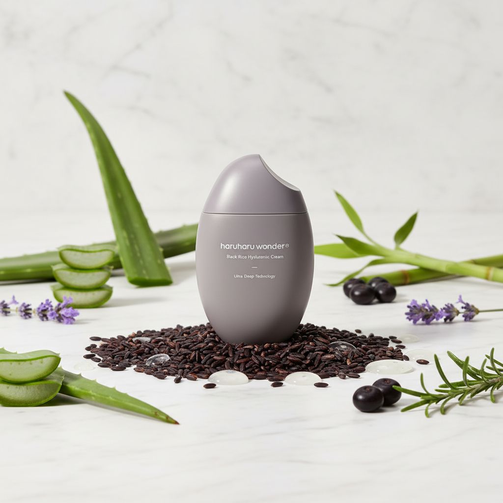 Haruharu Wonder Black Rice 10 Hyaluronic Cream – Crème Hydratante au Riz Noir 50 ml  Description - ingredients