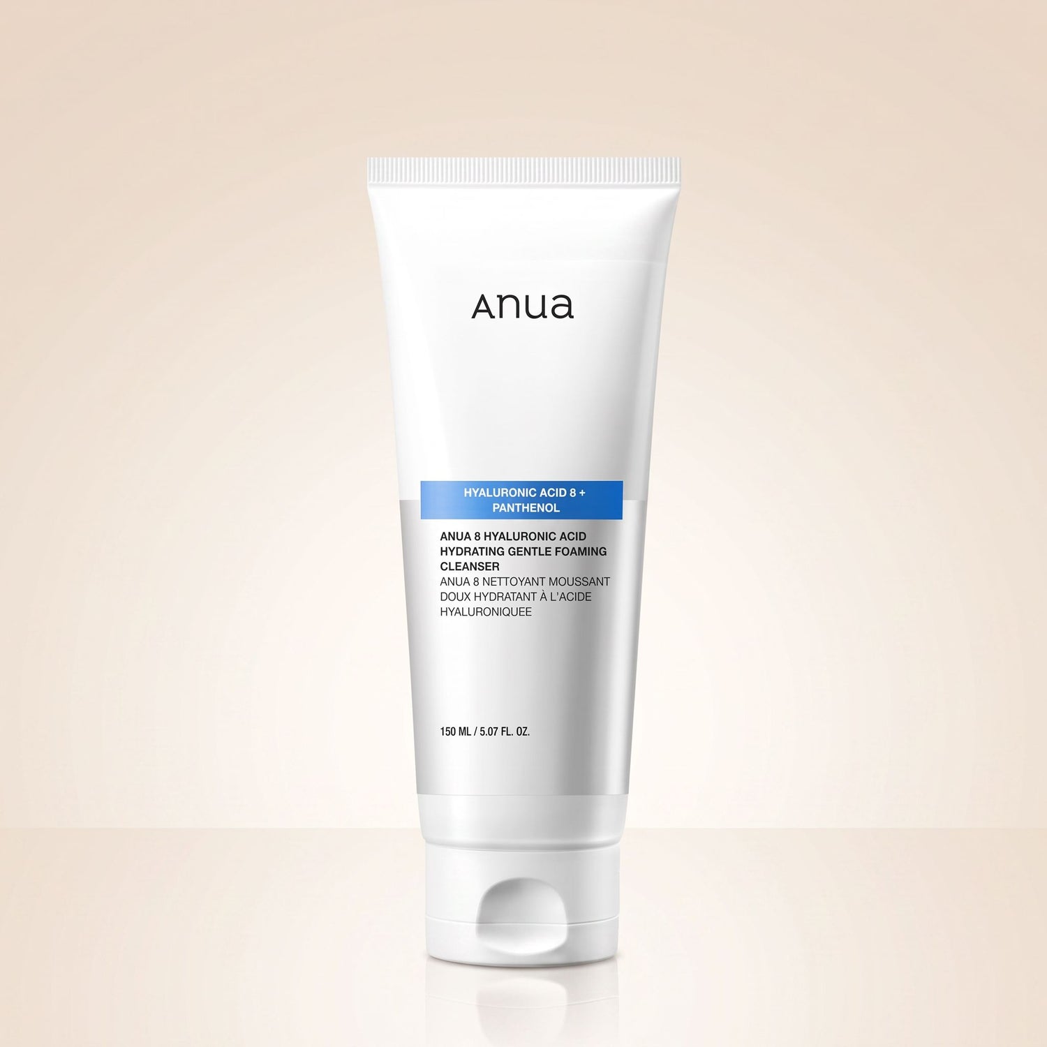 [ANUA] 8 HYALURONIC ACID HYDRATING GENTLE FOAMING CLEANSER 150ml — Nettoyage doux et hydratant - hero
