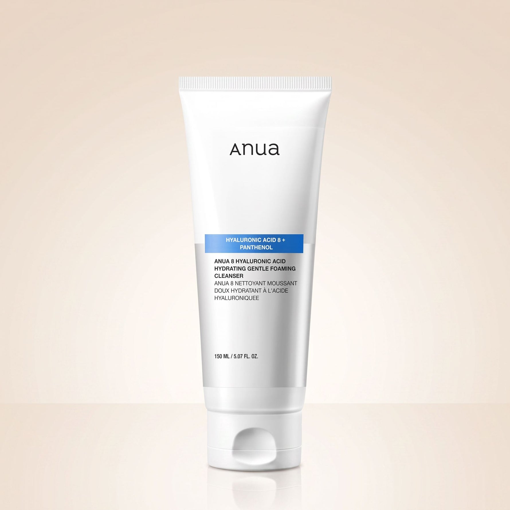 [ANUA] 8 HYALURONIC ACID HYDRATING GENTLE FOAMING CLEANSER 150ml — Nettoyage doux et hydratant - hero