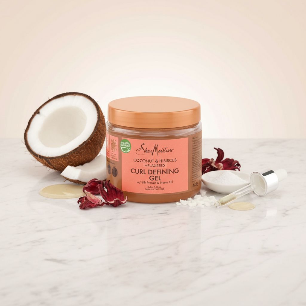 Shea Moisture – Coconut & Hibiscus Curl Defining Gel 426g - ingredients