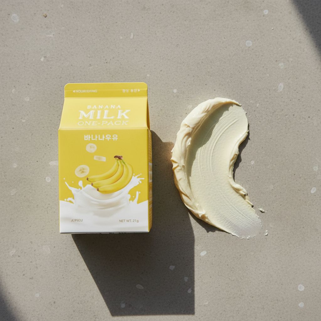 Banana Milk Face Mask – Masque Visage Hydratant & Nourrissant - texture