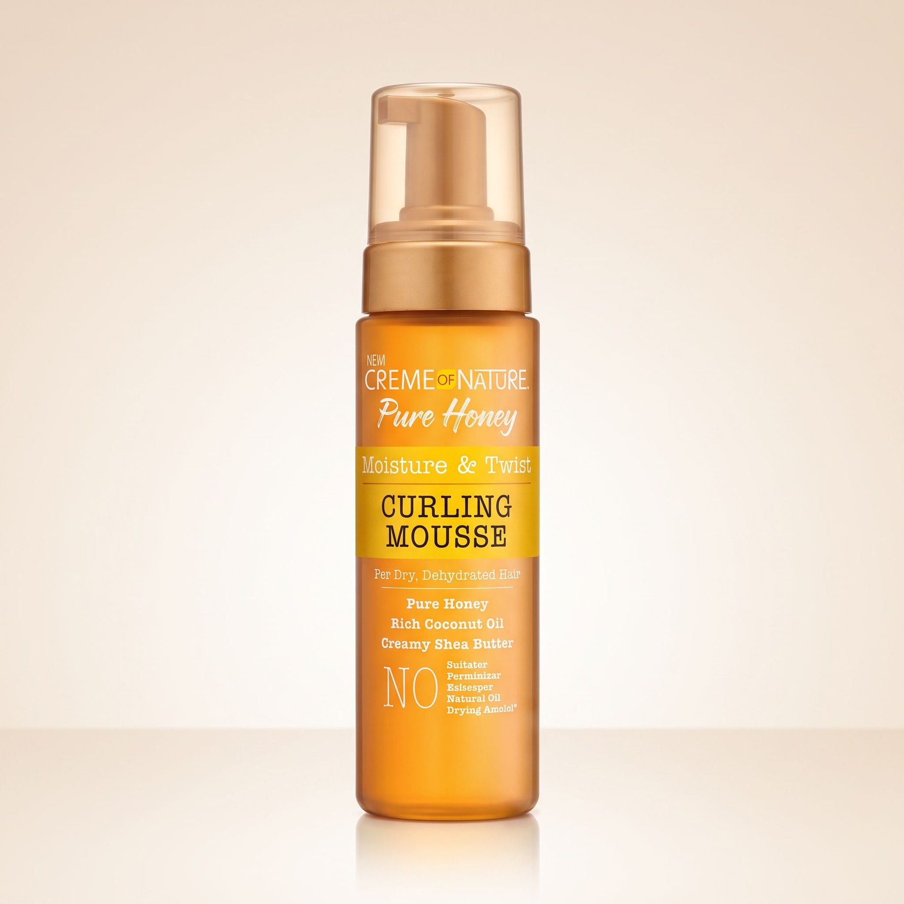 Creme of Nature Pure Honey – Mousse Hair Food Avocat Style, Brillance & Force 7oz (Hair Food Avocado Mousse 3S) - hero