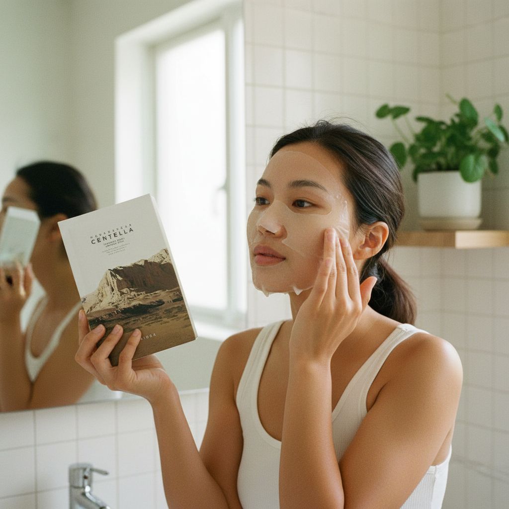 SKIN1004 Madagascar Centella Watergel Sheet Ampoule Mask – Masque Tissu Apaisant - lifestyle