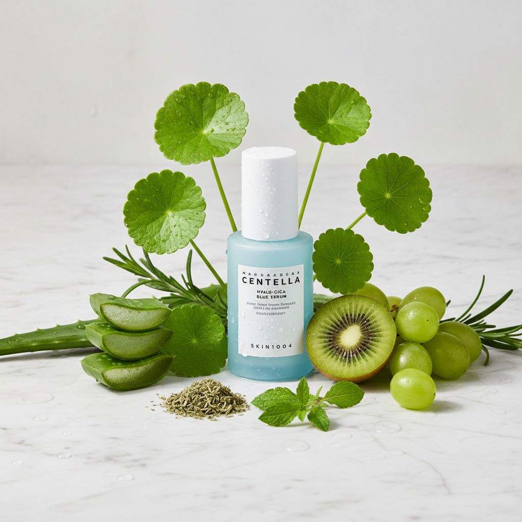 SKIN1004 Madagascar Centella Hyalu-Cica Blue Serum – Sérum Hydratant Apaisant 50 ml - ingredients