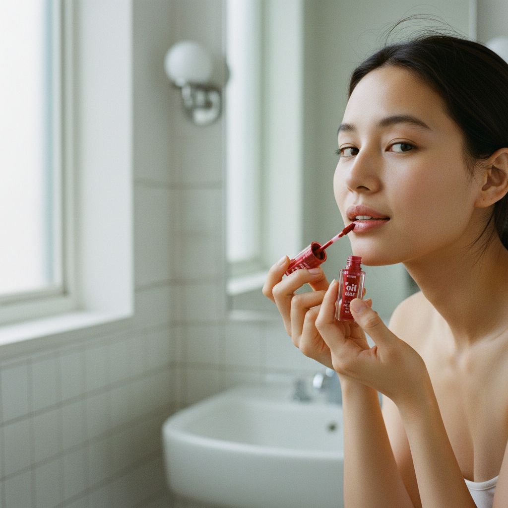 [ETUDE] DEAR DARLING OIL TINT 05 RED OIL 4.2G - lifestyle