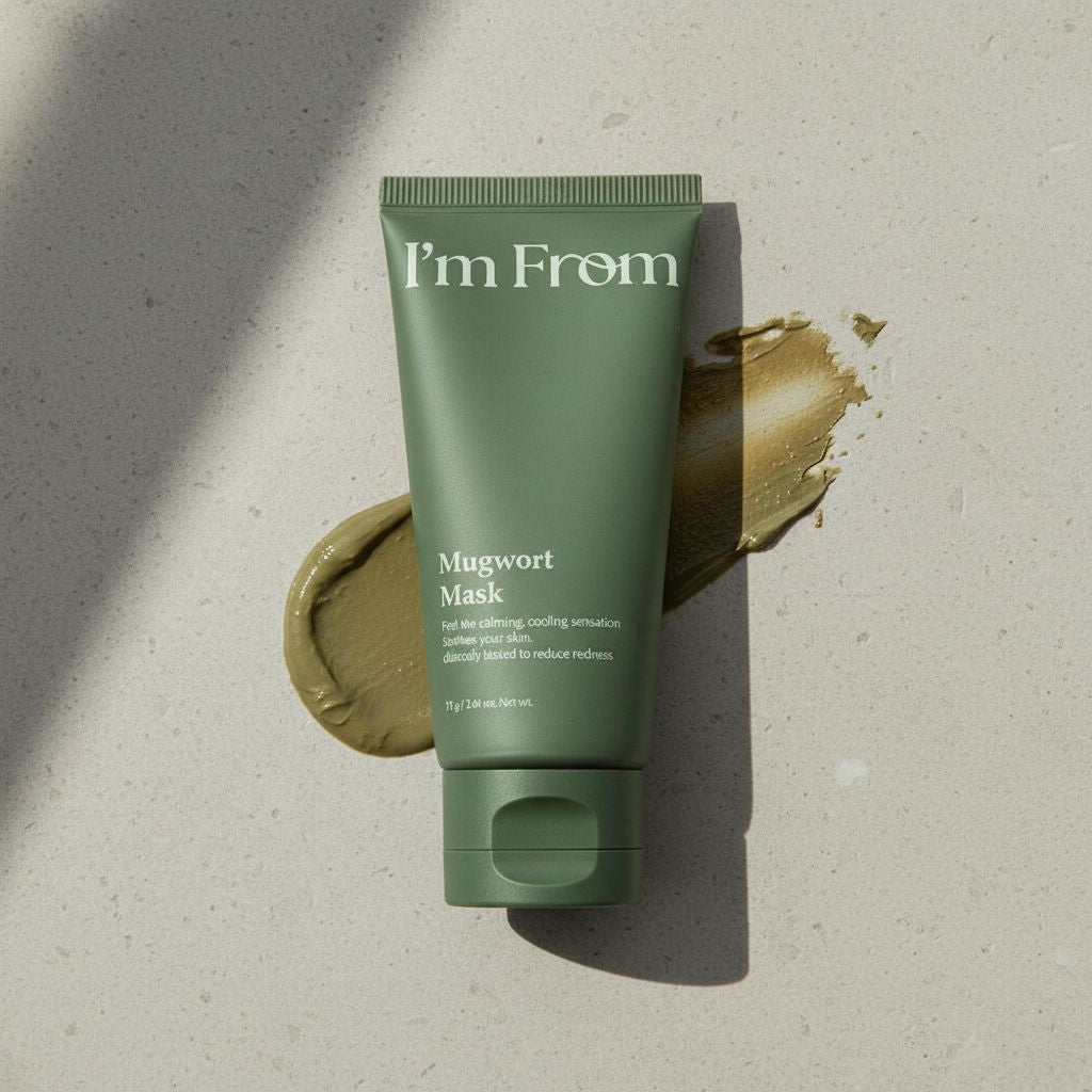 [IM From] (Renew) MUGWORT MASK 70g — Masque purifiant à l'armoise - texture