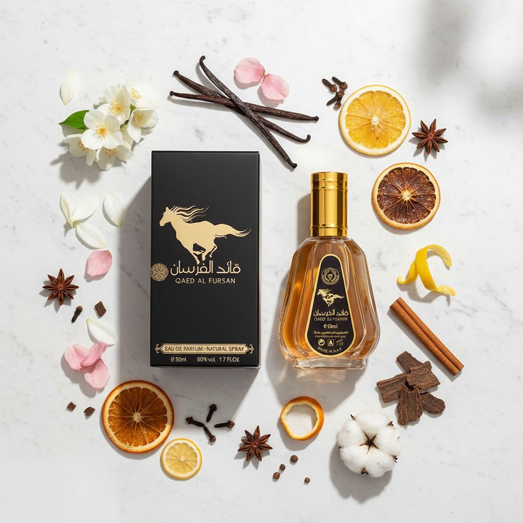 LATTAFA Qaed Al Fursan  Eau de Parfum - 50ml - ingredients