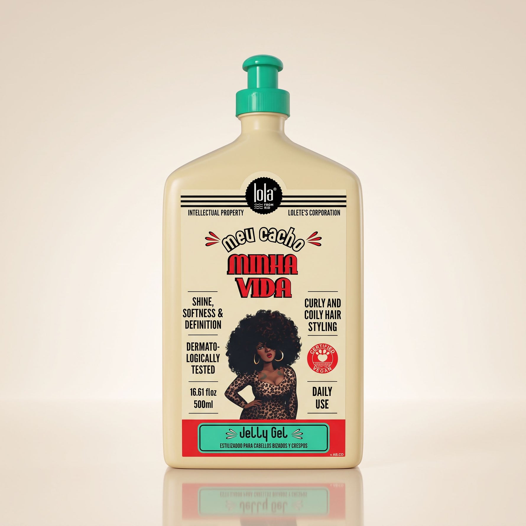 Lola Cosmetics – Meu Cacho Minha Vida Jelly Gel Définition & Fixation 500g - hero