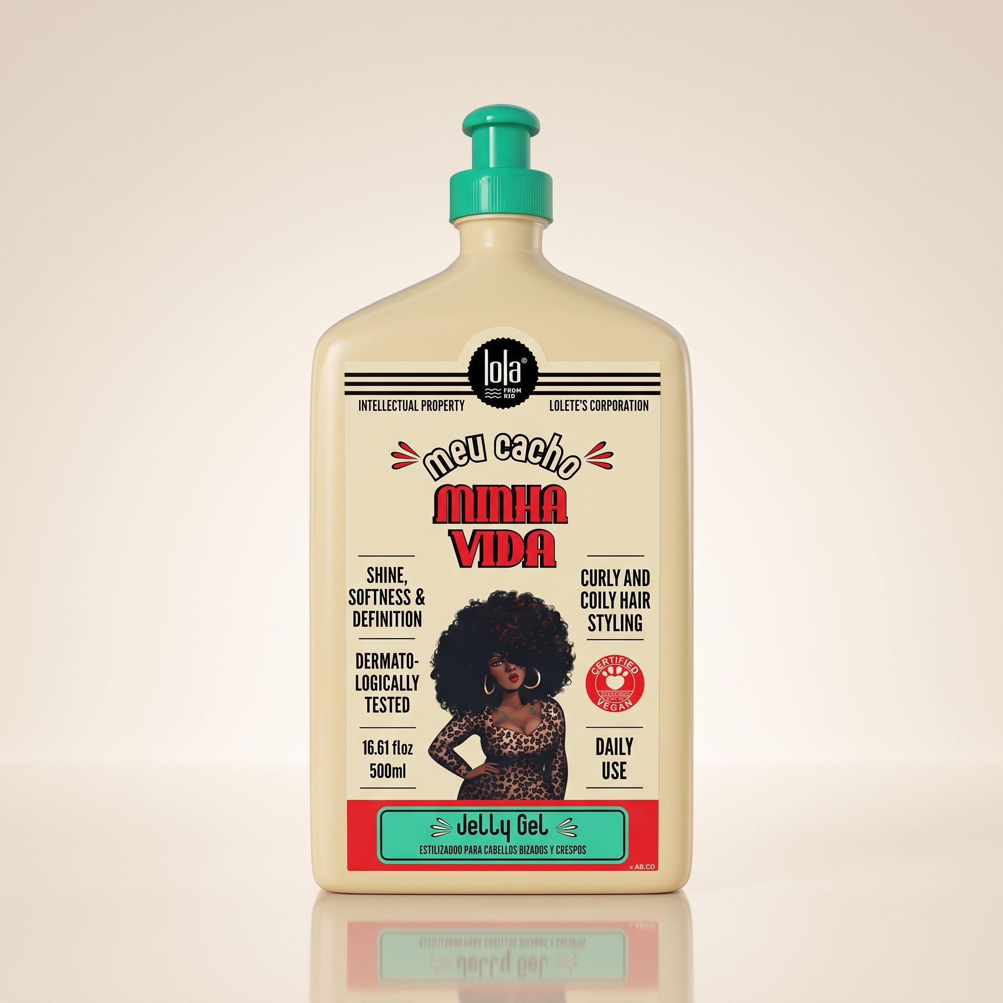 Lola Cosmetics – Meu Cacho Minha Vida Jelly Gel Définition & Fixation 500g - hero